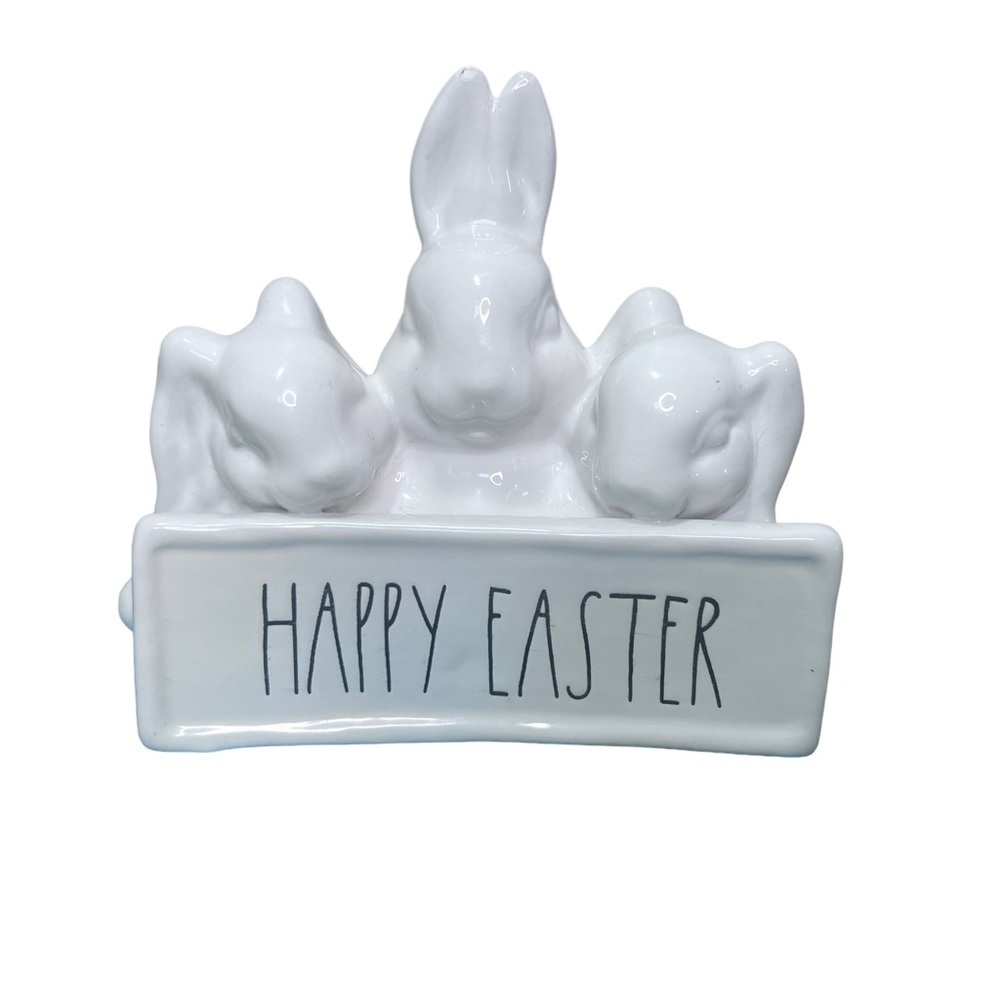 Rae Dunn Mini Happy Easter Ceramic Sign​